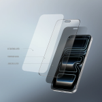9H Steve Matte Privacy Glass for iPhone 18 Pro - Anti-Peeping, Black - تصویر 2