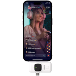 Wireless Microphone GM-97X with Remote - White - تصویر 7