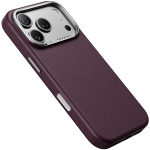 CORTINA MagSafe Case for iPhone 18 Pro Max Case, Raised Camera Guard, Anti-Scratch, Non-Slip, Metal Buttons - Burgundy - تصویر 6
