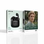 Carlton Wireless Earbuds, Bluetooth V6.0, 12Hrs Playtime, Dual-Mic Clear Calls - Black - تصویر 4