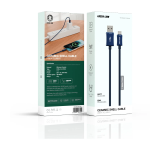 USB-A to USB-C Cable GNCER1MA2CBL - 60W, Blue - تصویر 3