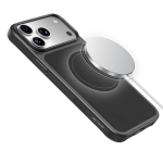 Ultra-Thin MagSafe iPhone 18 Pro Max/17 Pro Max Case, Metal Buttons, Anti-Slip Texture - Black - تصویر 6