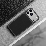 Ultra-Thin MagSafe iPhone 18 Pro/17 Pro Case, Metal Buttons, Anti-Slip Texture - Black - تصویر 3