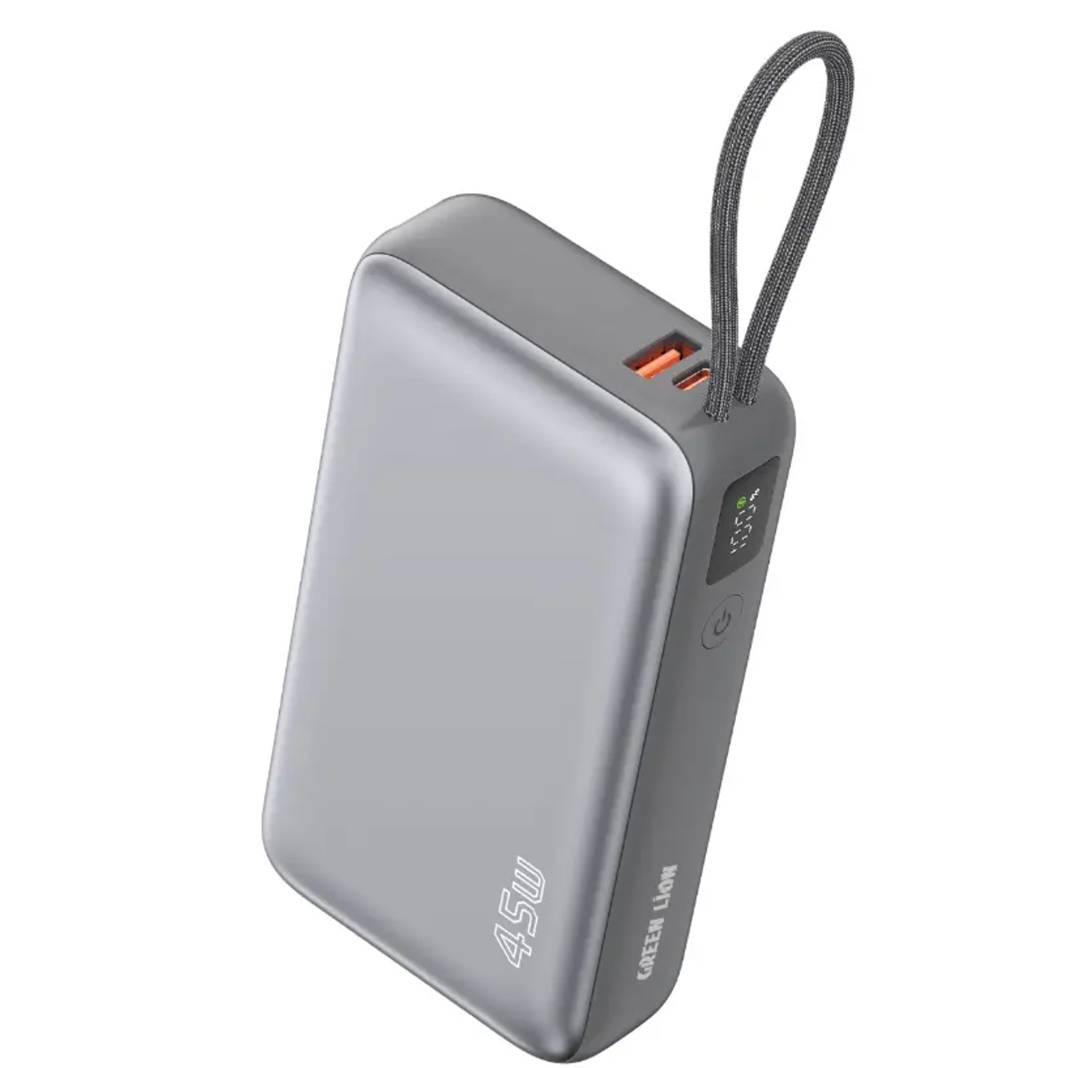 Power Bank DAKAR GNDAPXA3P20GY - 20000mAh 45W PD, Grey Power Bank DAKAR GNDAPXA3P20GY - 20000mAh 45W PD, Grey - تصویر 1
