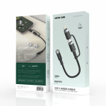 Audio Cable GN2IN1JACKBK - 2-in-1 USB-C & Lightning to 3.5mm, 12cm - تصویر 3