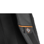 Laptop Backpack PDX533 - Water-Resistant PU, USB-C Port, Black/Orange - تصویر 13