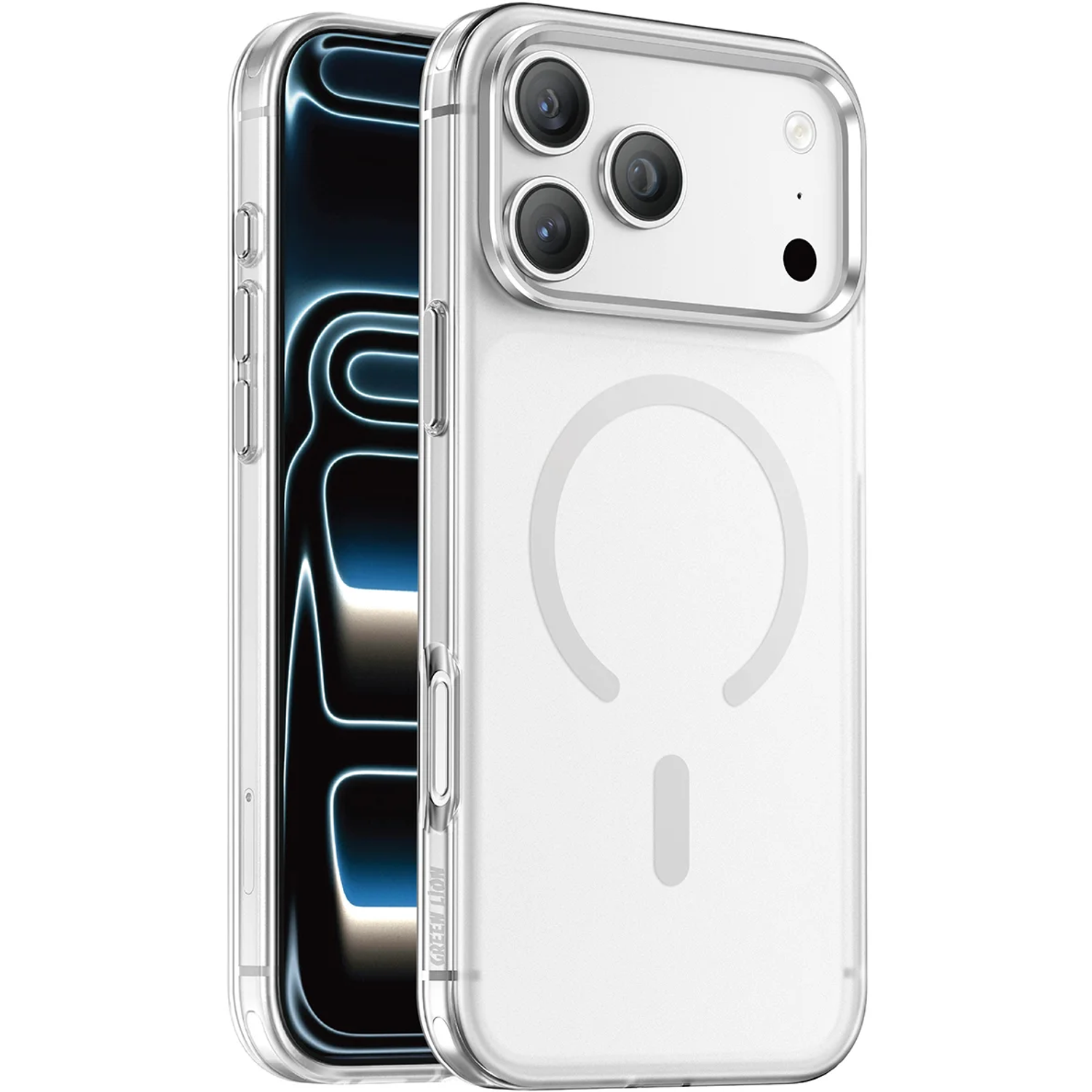 Matte MagSafe Case for iPhone 18 Pro / 17 Pro - Silver Matte MagSafe Case for iPhone 18 Pro / 17 Pro - Silver - تصویر 1