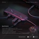 USB-C Hub PDX520-BK - 9-in-1, 100W PD, RGB, Black - تصویر 4