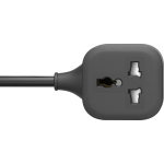 Power Guard Universal Extension Socket, 3-Pin Plug, 3250W Power Output, 5M Cord - Black - تصویر 4