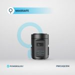 Powerology Magsafe Power Hub PWCUQC014 - 65W PD, 15W Wireless, UK Plug, Black - تصویر 3