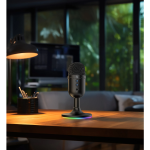 USB Gaming Microphone PDX550 - Omni-Directional, Black - تصویر 7