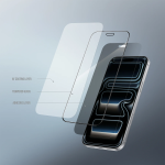 9H Steve Privacy Screen Protector for iPhone 18 Pro Max - Anti-Spy, Black Edge - تصویر 2