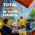Gaming Racing Wheel PDX627 - 270° Steering Wheel with Pedals and Gear Lever - تصویر 4
