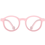 Anti-Blue Light Kids Glasses, Digital Eye Strain Relief, Lightweight Design, Perfect Kid-Fit - Pink