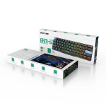 GKM-60 Wired Gaming Keyboard - Rainbow Backlight, Black - تصویر 7