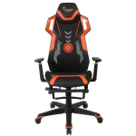 Gaming Chair PDX370BKOG - RGB Lighting, Built-in Speaker, Black/Orange - تصویر 2