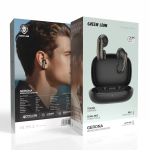 Gerona Clip-On Wireless Earbuds with Dual-Mic Clear Calls - Black - تصویر 8