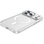 Titan MagSafe iPhone 18/17 Pro Max Case - Metal Buttons, Silver - تصویر 5