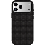 Florenza Woven Fabric MagSafe Case for iPhone 18 Pro/17 Pro 2600GS Drop Protection - Black - تصویر 3