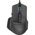 Gaming Mouse PDX320 - 9D, 12800 DPI, RGB, Black