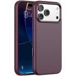 MAYFAIR MagSafe iPhone 18 Pro Max Case, 2M Drop-Tested, Anti-Slip & Anti-Fingerprint, Metal Buttons - Burgundy