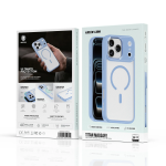 Titan MagSafe iPhone 18/17 Pro Max Case - Metal Buttons, Blue - تصویر 7