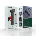 Jump Starter JX-82 - 3-in-1 Blower, Vacuum, Power Bank 12000mAh, Grey - تصویر 6