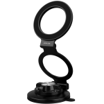 GX-14 Foldable MagSafe Car Phone Holder, 360° Rotation, Washable Suction Cup - Black
