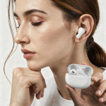 Bellagio Wireless Earbuds, Bluetooth V6.0 with Dual-Mic Clear Calls & Touch Control (3.5 Hours Playtime, 180mAh Case) - White - تصویر 2