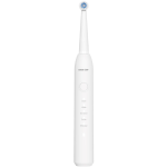 Denta Electric Toothbrush with 5 Modes & 4 Replacement Heads - White - تصویر 3