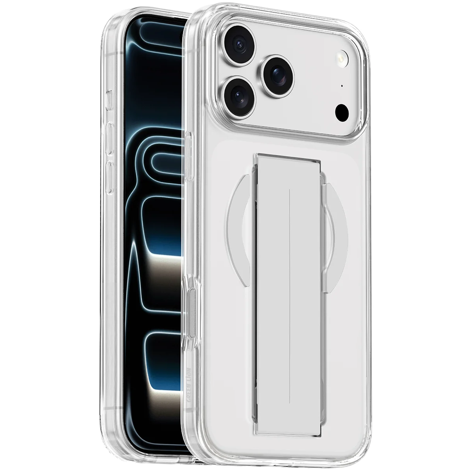 MagSafe Grip Case for iPhone 18 Pro Max / 17 Pro Max - Silver MagSafe Grip Case for iPhone 18 Pro Max / 17 Pro Max - Silver - تصویر 1