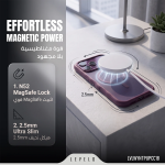 WYN MagSafe Hybrid PC + TPU Case for iPhone 18 Pro Max, Wavy Anti-Slip Texture, Aluminum Camera Protection - Burgundy - تصویر 3
