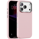 CORTINA MagSafe Case for iPhone 18 Pro Max Case, Raised Camera Guard, Anti-Scratch, Non-Slip, Metal Buttons - Pink