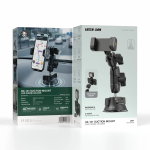 Car Phone Holder GX-101 - Suction Mount 360°, Black - تصویر 7