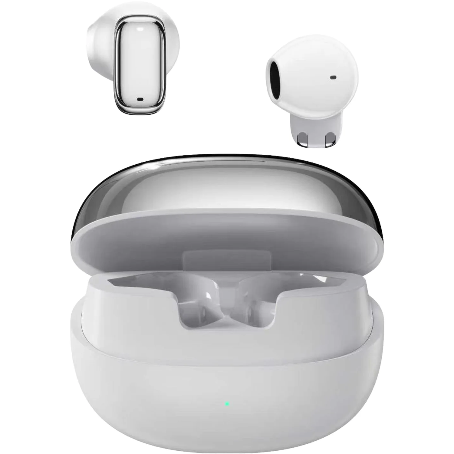BILBAO Wireless Earbuds, Bluetooth V6.0, Dual-Mic Clear Calls - White BILBAO Wireless Earbuds, Bluetooth V6.0, Dual-Mic Clear Calls - White - تصویر 1