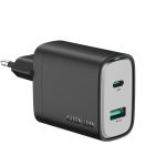 Wall Charger GNS451C1AUKBK - 45W PD, USB-A & USB-C, Black