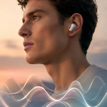 Bellagio Wireless Earbuds, Bluetooth V6.0 with Dual-Mic Clear Calls & Touch Control (3.5 Hours Playtime, 180mAh Case) - White - تصویر 3
