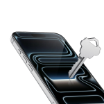 3D Silicone Plus iPhone 18 Pro Max Screen Protector - Black Edge/Clear - تصویر 3