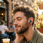 VIENNA Wireless Earbuds, Bluetooth V6.0, 20H Playtime with Case - Black - تصویر 2