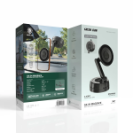GX-94 MagSafe Suction Car Phone Holder, Super Strong Magnets, Fully Adjustable - Black - تصویر 6