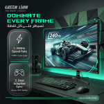 Phantom 32" Curved Gaming Monitor with RGB Lights, 240Hz FHD 1080p, 1800R HVA Panel, NVIDIA G-SYNC & AMD FreeSync Compatible - Black - تصویر 2