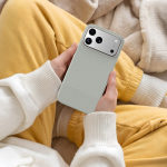 Legacy MagSafe Leather Case for iPhone 18 Pro/17 Pro, PC + PU Hybrid Material, 1.2M Drop-Tested - Silver - تصویر 2