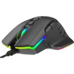 Gaming Mouse PDX320 - 9D, 12800 DPI, RGB, Black - تصویر 3