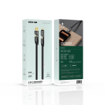 Braided Fast Charging Cable GNBR240W12BK - 240W, Black - تصویر 3