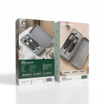 4-in-1 Manicure Set + Tool Case, Anti-Slip Grip - Grey - تصویر 6