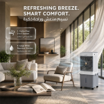 Air Cooler GA30 - 30L Reservoir, Grey - تصویر 2