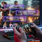 Gaming Powerplay Power Bank PDX642GY - 10000mAh, Gray - تصویر 5