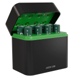 Battery Dock GRB-13 - Rechargeable 4xAA + 4xAAA USB-C, Black - تصویر 5