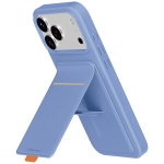 Leather Regal Case for iPhone 18 Pro - Card Holder, Blue - تصویر 3