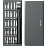 GMS-80 80-in-1 Precision Screwdriver Set Aluminum Alloy Handle Compact Design - Grey - تصویر 4